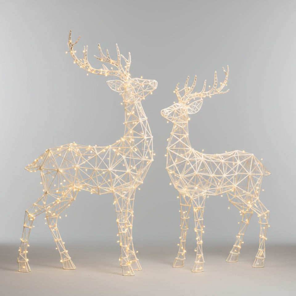 Renna LED da giardino