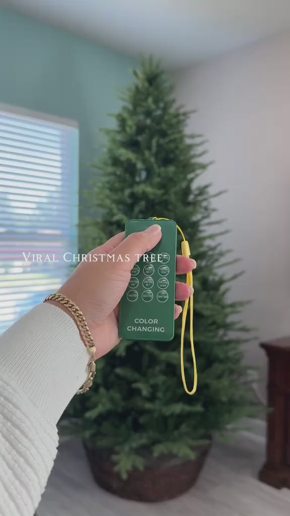 ALBERO DI NATALE 2,20 CM CON LUCI A LED